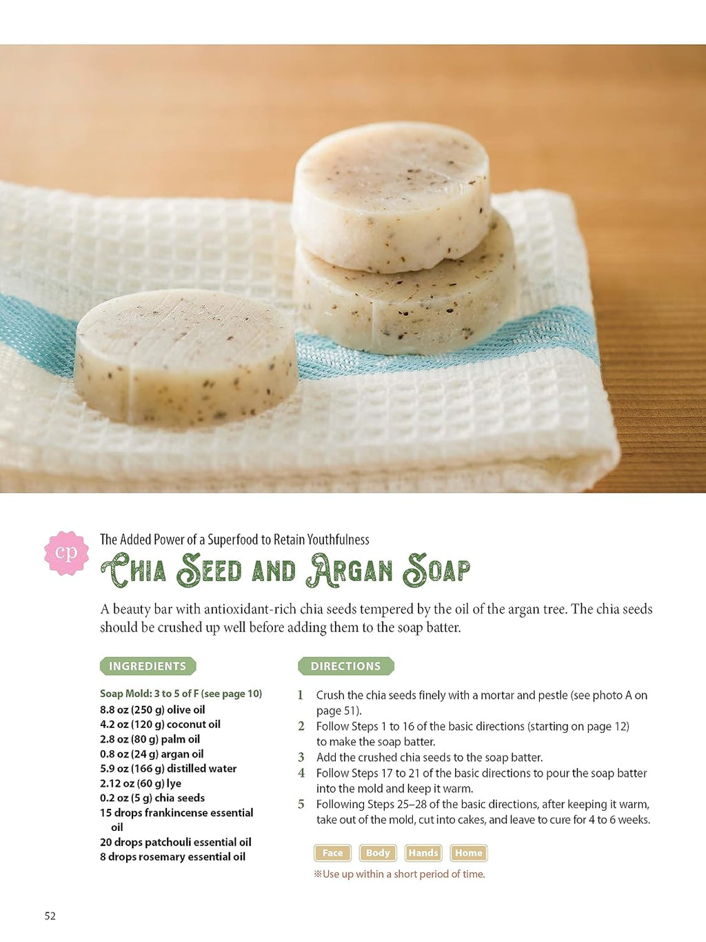 Fabricación de Jabón para Principiantes: 45 Recetas de Jabón 100% Natural para Hacer en Casa