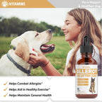 Alivio Natural para Alergias de Perros - Apoyo Contra Picazón y Estornudos - 30 ml