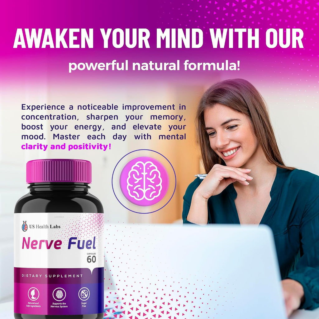 Nerve Fuel Cápsulas - Pack de 3 (180 Cápsulas)