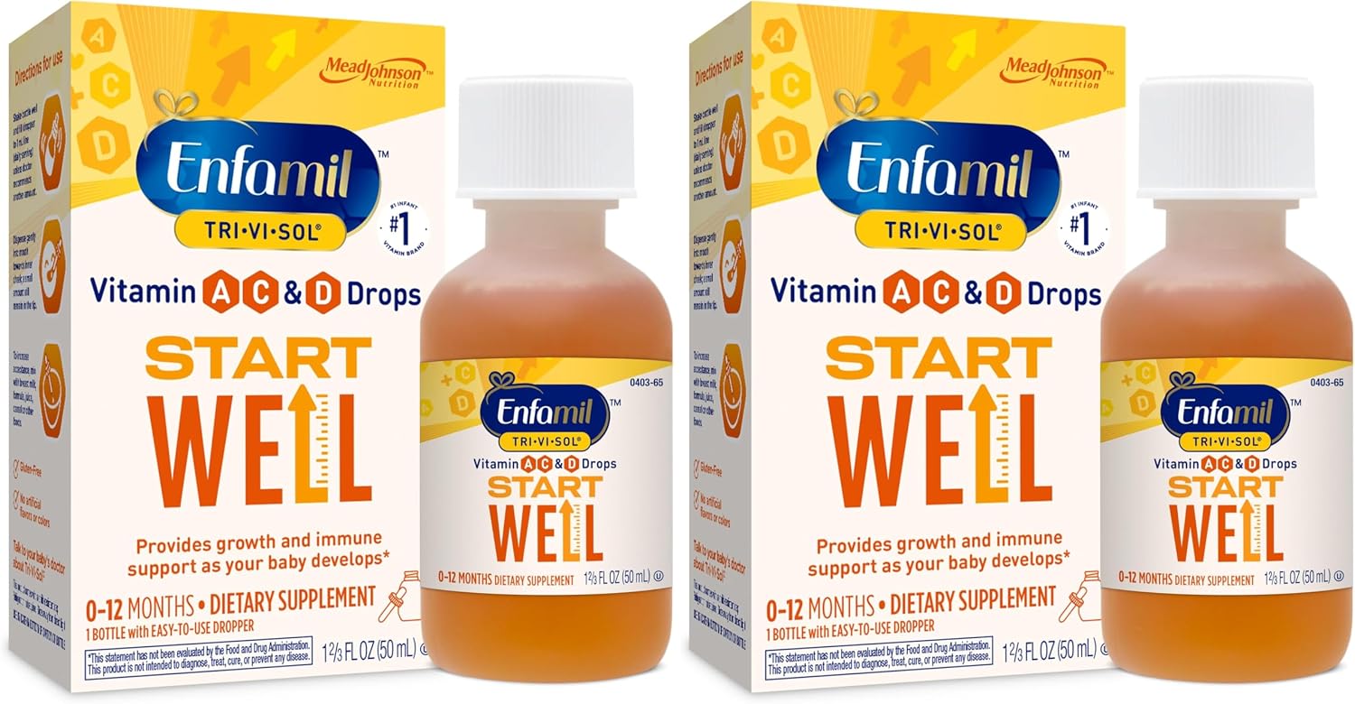 Enfamil Tri-Vi-Sol Gotas Multivitamínicas para Bebés, 50 ml