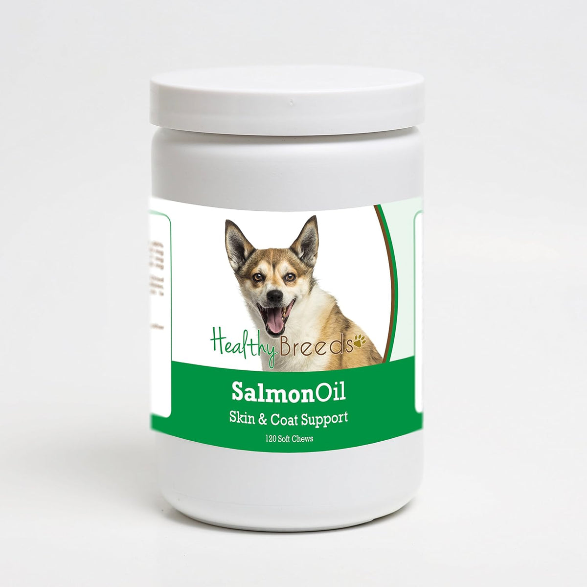 Healthy Breeds Norwegian Lundehund Salmon Oil Soft Chews 120 Count – Image 1