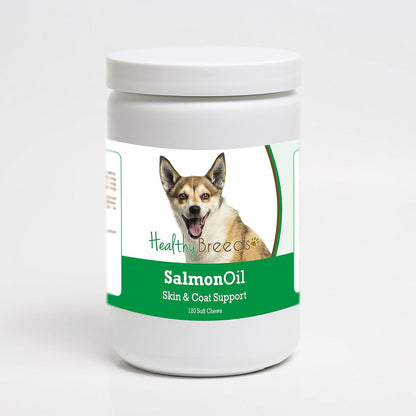 Healthy Breeds Norwegian Lundehund Salmon Oil Soft Chews 120 Count – Image 1
