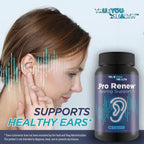 Pro Renew Hearing Support - Contains Vitamin D & Antioxidants to Support Inner & Middle Ear Health - Promote Improved Circulation - Advanced Hearing Formula for Healthy Hearing