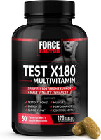 Force Factor Test X180 Multivitamínico para Hombres, 120 Comprimidos