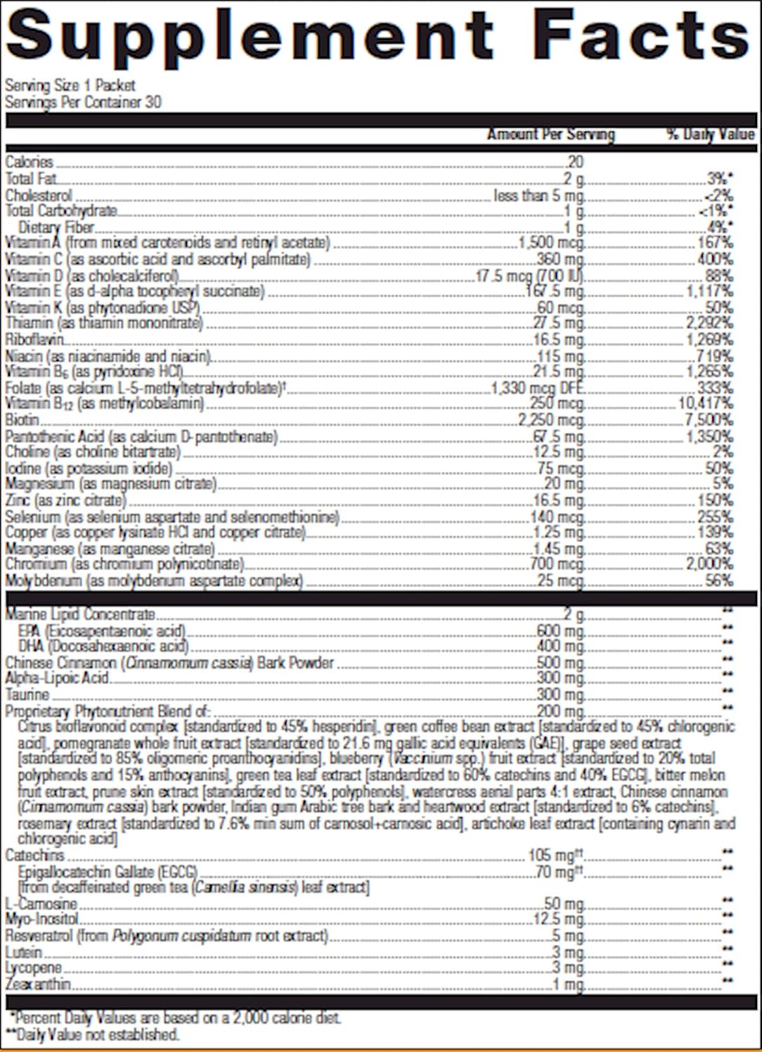 Metagenics Wellness Essentials® Healthy Balance - 30 Sobres