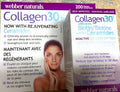 Webber Naturals Collagen 30 con Biotina y Ceramidas, 200 Comprimidos