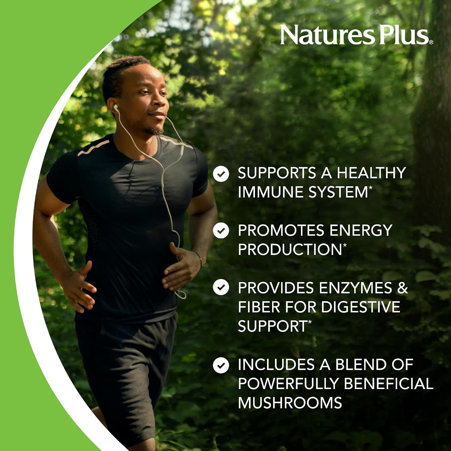 NaturesPlus SPIRU-TEIN GOLD Vainilla - Proteína vegetal en polvo con vitaminas y minerales (467 g)