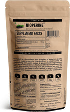 Herbadiet Bioperine Powder | Extracto de Pimienta Negra con Piperina 95% | Potenciador de Biodisponibilidad (14 g / 0.5 oz)