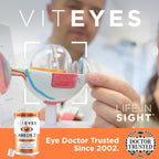 Viteyes AREDS 2 Powder + Complete Multivitamin - Macular Protection - Natural Orange Flavor - 90 Scoops