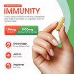 Vitamina C Orgánica de Camu Camu - 1000mg por Ración - 120 Cápsulas