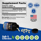 DHEA 25mg Micronizado - Suplemento Hormonal para Mujeres y Hombres - 120 Cápsulas Veganas