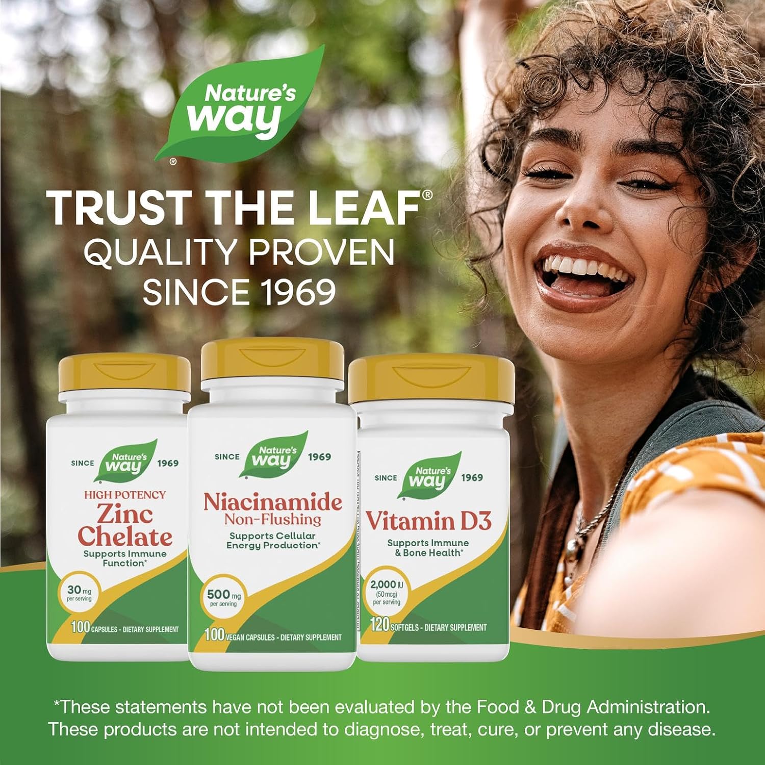 Niacinamida 500 mg - Vitamina B3 sin enrojecimiento - 100 cáps