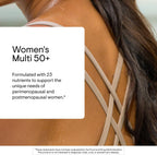 THORNE Women's Multi 50+ - Multivitamínico diario completo para mujeres mayores de 50 años