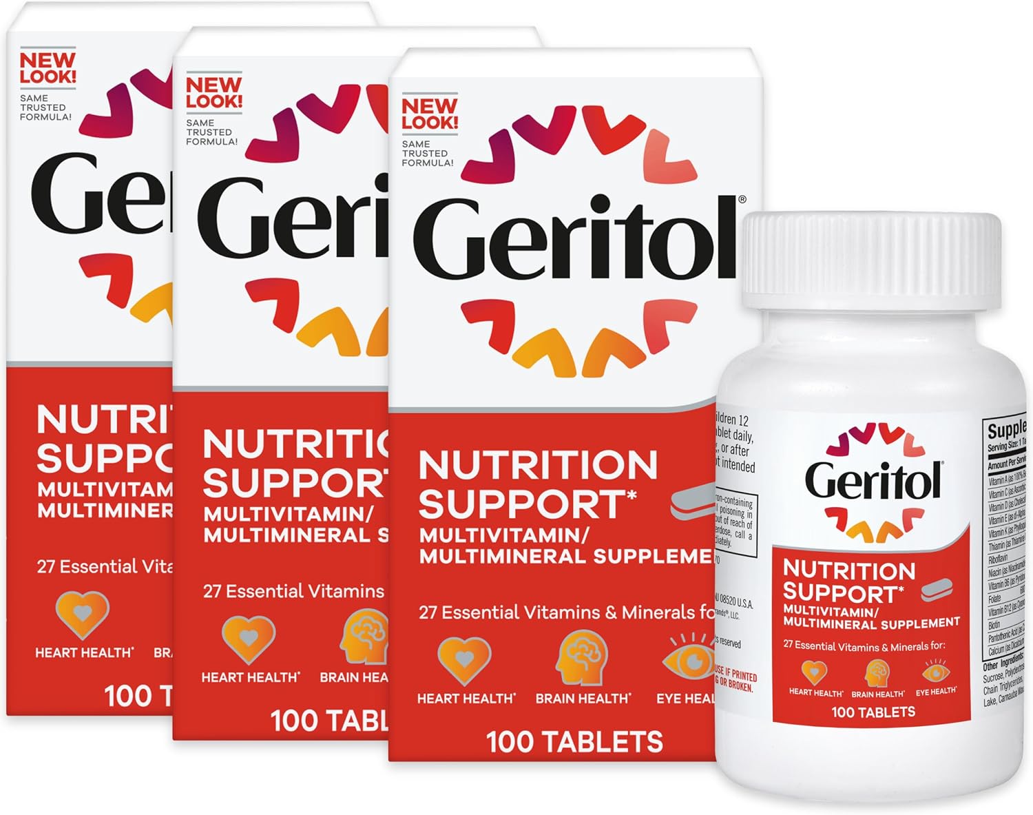 Geritol Multivitamínico Completo, 100 Comprimidos