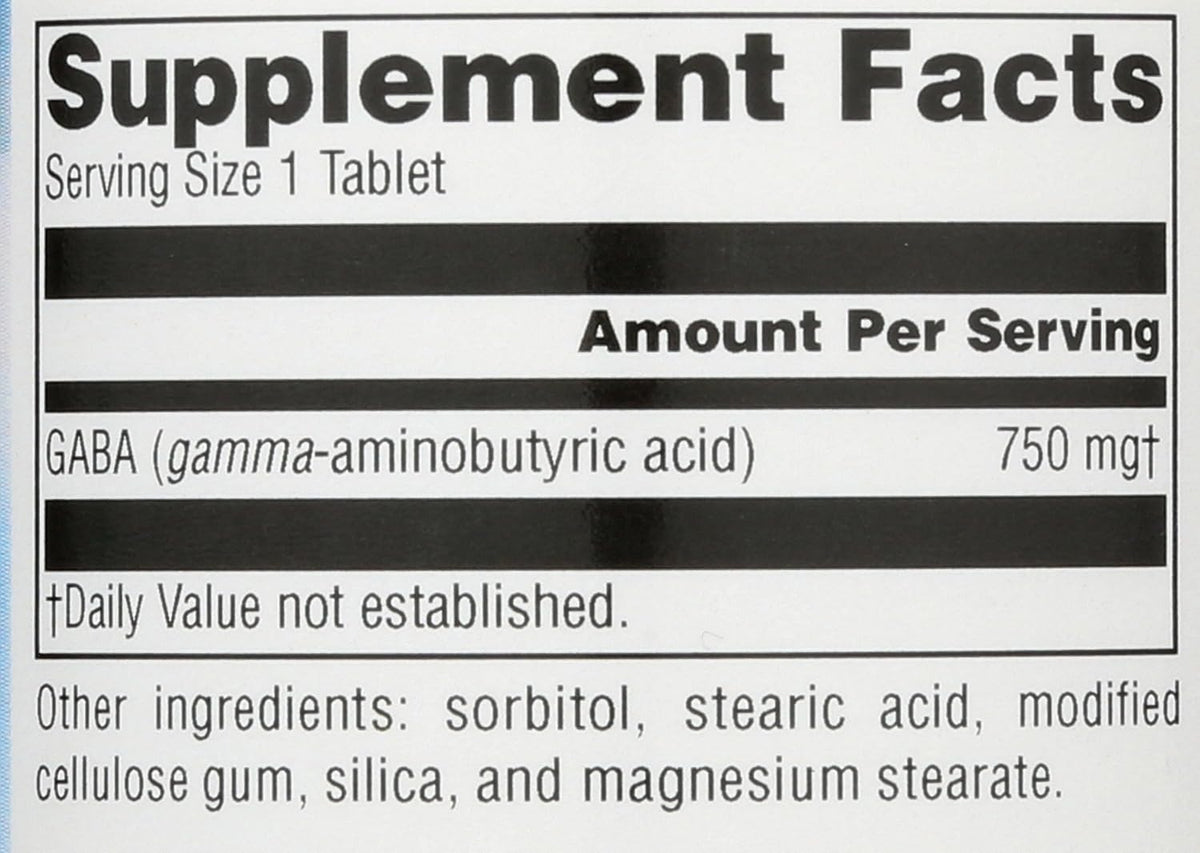 Source Naturals Serene Science GABA, 750 mg – Puede favorecer un sueño más profundo y reparador. – Image 3