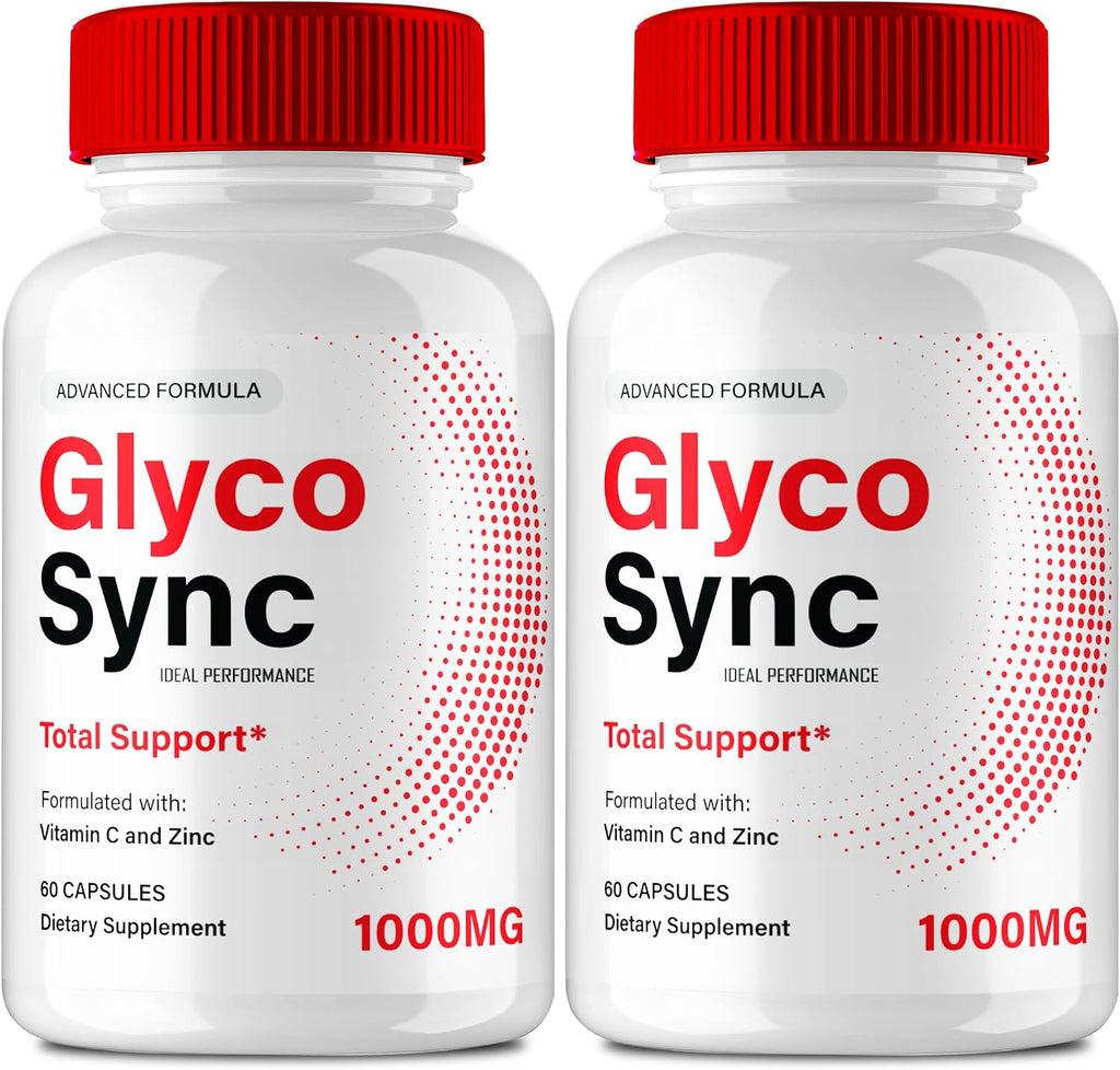 Glyco Sync Glyco Optimizer Cápsulas, GlycoSync Suplemento para Circulación y Niveles Estables, Fórmula Premium Natural (2 Paquetes)