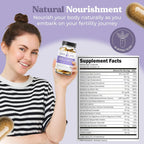 Ovalife Suplemento de Fertilidad para Mujeres - Equilibrio Hormonal y Apoyo Ovárico - 60 Cápsulas - Vitaminas con Folato para la Concepción y Ovulación - 22 Nutrientes Clave