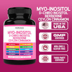 Myo-Inositol & D-Chiro Inositol - 40:1 Ratio - 90 Cápsulas | Dorado Nutrition