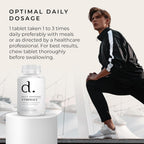 Daily Defense - Vitamina D3 y K2 2000 UI, 100 Comprimidos Masticables