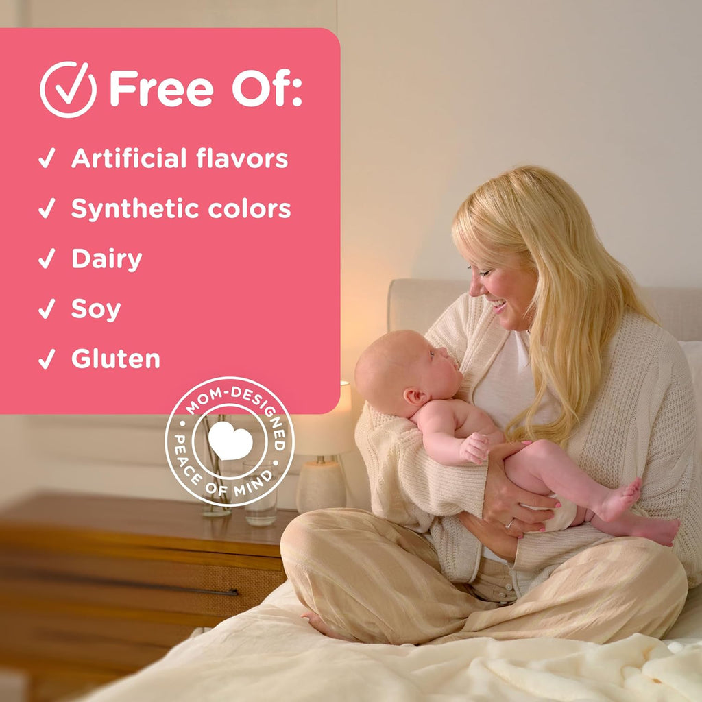Mommy's Bliss Postnatal Support Gummies with Biotin & Collagen, 60 Gummies (30 Servings)