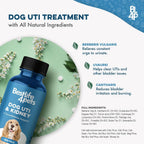 Fórmula para el Tratamiento de ITU y Salud Renal en Perros – Suplemento Urinario Natural – 400 Comprimidos Pequeños