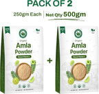Ayushka Organic Amla Powder (Amalaki) 500g - USDA Organic Indian Gooseberry Powder