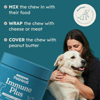 PetHeal Immune Plus Chews para Perros - Suplemento Inmune Natural - 30 Masticables Sabor Cerdo