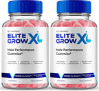 Elite Grow XL Gummies - Gomitas Multivitamínicas para Hombres (2 Paquetes)