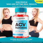 BioZenetics Gummies Keto ACV - Suplemento en Gomitas, Máxima Potencia, 2 Paquetes