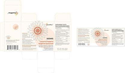 Cenffitio Apigenina Liposomal 500mg en Cápsulas Blandas - con Fisetina, Quercetina y Teanflavinas - 120 Cápsulas (4 Meses) – Image 3