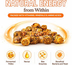 Pan de Abeja Orgánico - Polen Fermentado Natural, Superalimento para Hombres y Mujeres