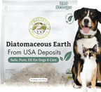 Tierra de Diatomeas Grado Alimenticio para Perros y Gatos - 26 Oz - Polvo Multiuso