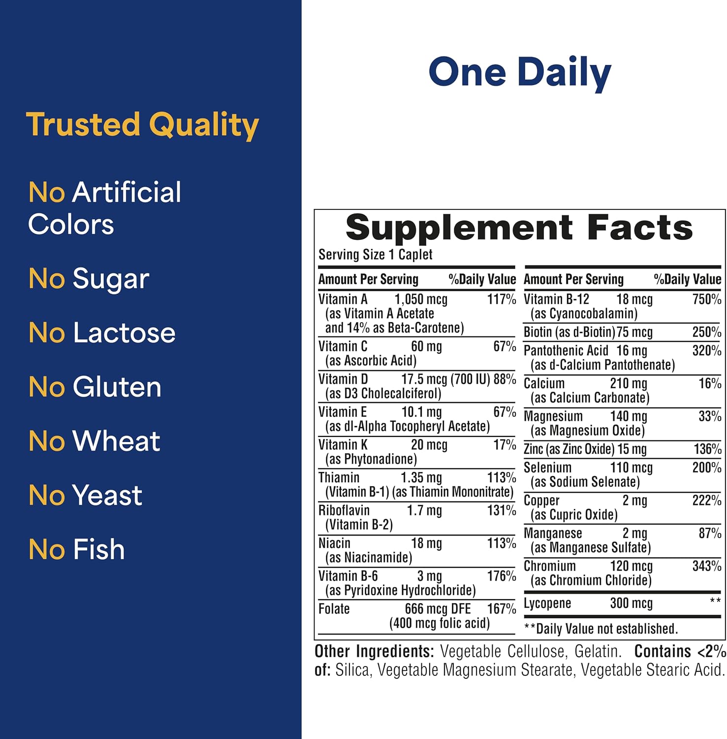 Puritan's Pride Multivitamínico Diario para Hombres, 100 Comprimidos