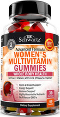 BioSchwartz Gomitas Multivitamínicas para Mujeres, Sabor a Bayas Mixtas, 60 Unidades