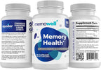 Memowell Suplemento para la Memoria - Fórmula Avanzada para la Salud Cerebral - 90 Cápsulas (30 Días)