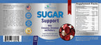 YUMMYVITE Sugar Support - Suplemento con Canela, Cromo, Mora, Ácido Alfa Lipoico - 20 Hierbas y Vitaminas - 60 Cápsulas
