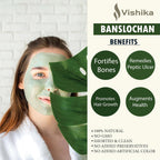 VISHIKA Banslochan (Tabasheer) - 100% Pure Vanshlochan - 100g