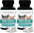 AminAvast Kidney Support Supplement for Cats and Small Dogs, 300mg – 60 Cápsulas (2-Pack)
