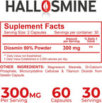 Hallusa Natural Diosmin Circulation 300mg - 60 Cápsulas