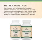 Cápsulas de Extracto de Mucuna Pruriens - 1000 mg por ración, 20% L-Dopa - 210 Cápsulas