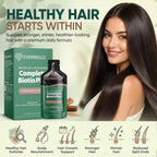 EVERBELLA Biotina Plus Liposomal - Sobres Líquidos con Aceite de Semilla de Calabaza, Comino Negro y Vitamina D3 - Apoyo para Cabello, Piel y Uñas - Sabor a Canela - 15 Sobres