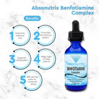 Benfotiamina Complex 300 mg - 118 ml (4 fl oz) - 200 dosis - Absonutrix
