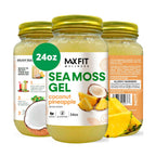 Gel de Musgo Marino (Sea Moss) Raw Coco y Piña - 24oz - Wildcrafted de Saint Lucia