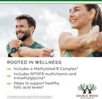 Multivitamínico Metilado con Complejo B, TMG y Metilfolato - 120 Cápsulas - Double Wood