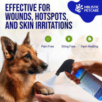 Coloide de Plata para Perros, Gatos, Caballos y Pájaros – 20 PPM – Cuidado de Heridas, Hot Spots, Alivio de la Piel y Apoyo Inmunológico – Solución Natural, Spray (473 ml)