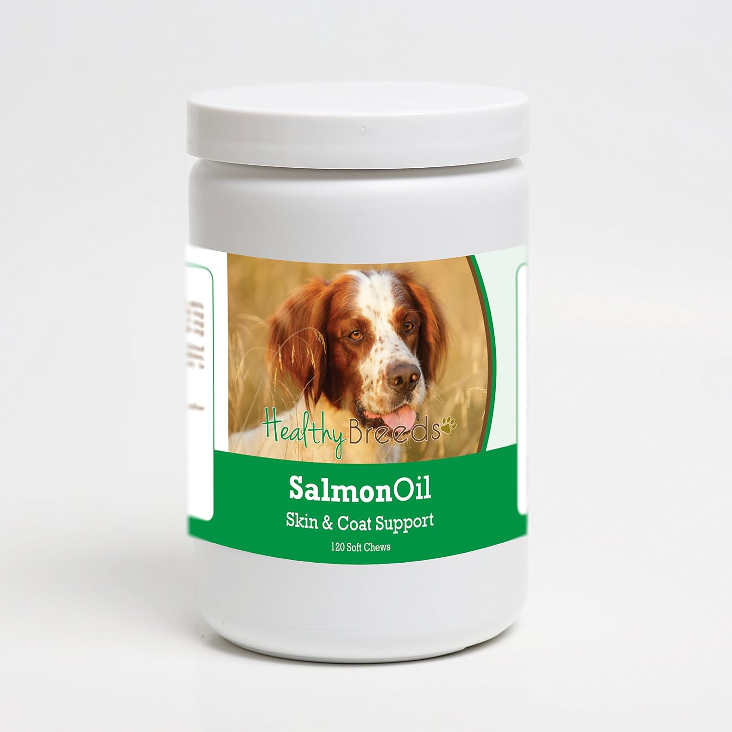 Healthy Breeds Aceite de Salmón Golosinas Blandas para Perros - 120 uds