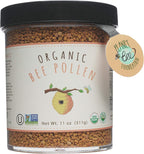 Greenbow Organic Bee Pollen - 100% USDA Certified Organic, Non-GMO, Kosher, Halal - Superfood with Protein, Vitamins & Minerals - 311g