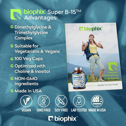 biophix Super B-15 100 Cápsulas Vegetales – Image 3