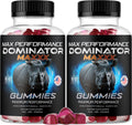 Dominator Maxx Gummies for Men - 2 Pack, 120 Gominolas