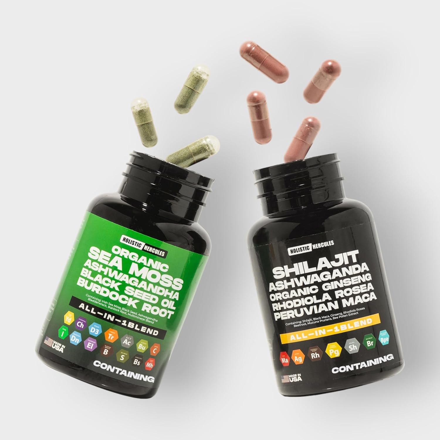 Hercules Elixer™ Bundle: Potenciador de Rendimiento 20-en-1